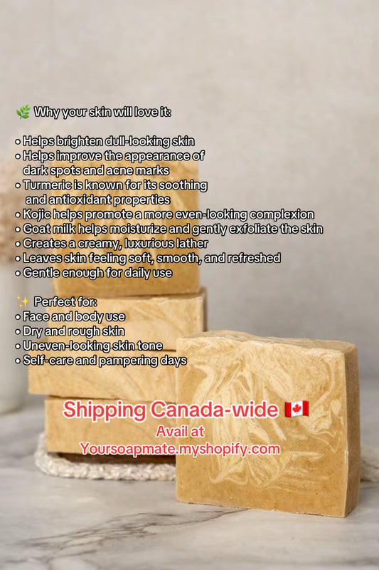 Turmeric + Kojic glow soap